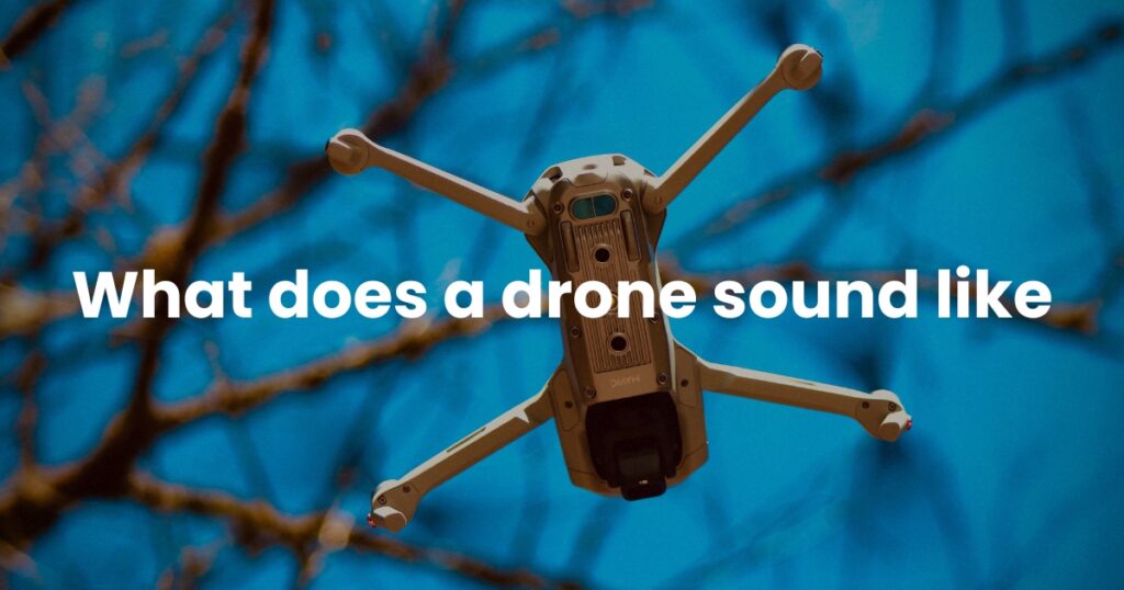 What does a drone sound like