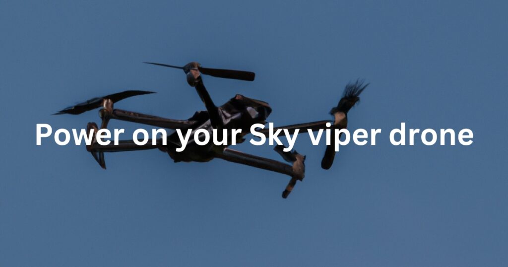 how to connect sky viper drone to phone