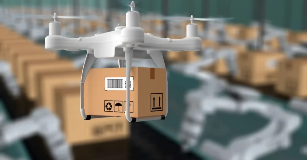 how far can delivery drones travel