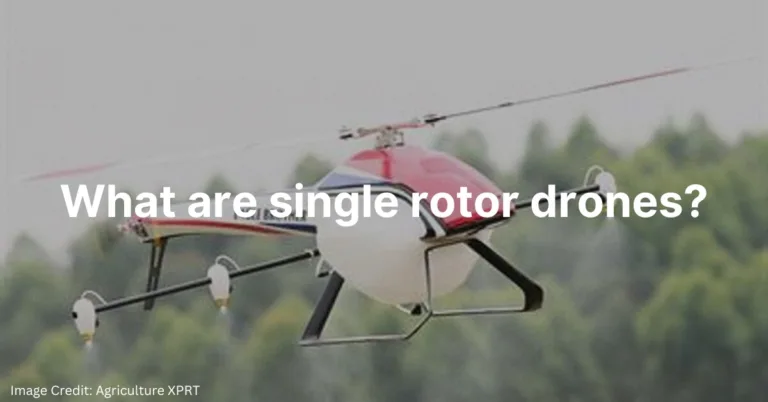 What Are Single Rotor Drones? A Comprehensive Overview